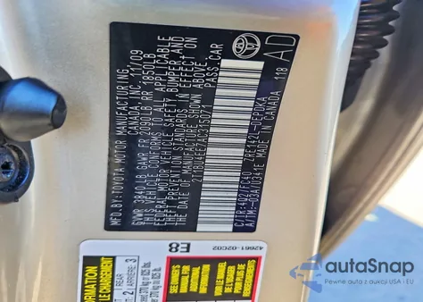 2010 Toyota Corolla Base from USA, damaged, VIN 2T1BU4EE7AC315071